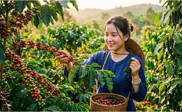 Cà phê ngược dòng tiến sát mốc 100.000 đồng/kg, hồ tiêu lập đỉnh mới